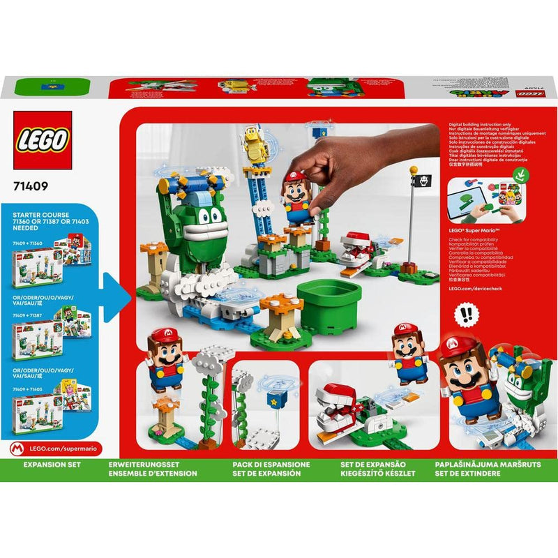 LEGO 71409 Super Mario Big Spike’s Cloudtop Challenge Expansion Set, Toys for Kids, Boys and Girls with 3 Figures including Boomerang Bro and Piranha Plant, Collectible Giftsc, Multicolor
