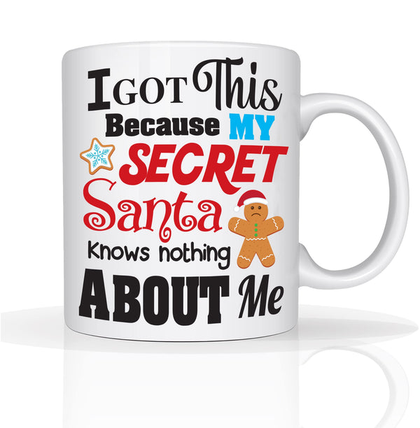 Funny Secret Santa Mug Office Rude Secret Santa for Women, Men Work Colleagues - Gift Guide