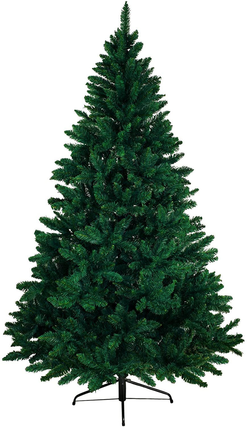 Christmas Tree Xmas Tree 7FT With Metal Stand Home Decor 1000 Tips - Gift Guide