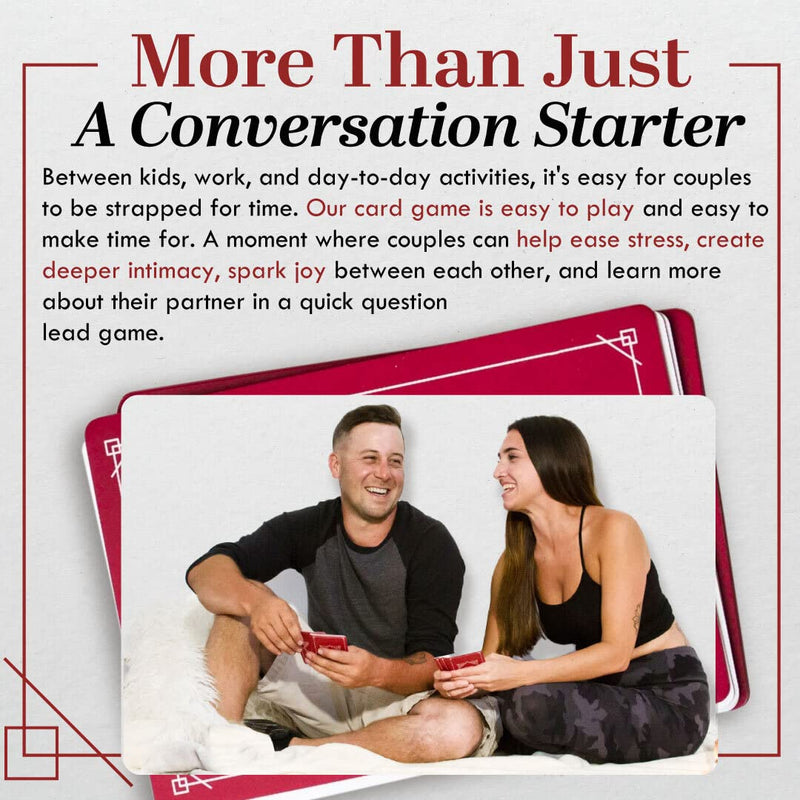 Better Together Couple Games Questions Card for Date Night - Honest Deep Relationship Conversation Cards for Couples Game - Adults were Real Life in Love Edition Activities Tonight - 100 Card Deck