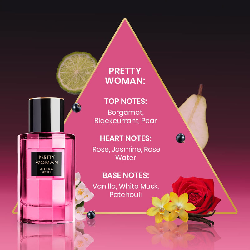 Aoura London Pretty Woman Eau De Parfum, Perfume for Women 100ml