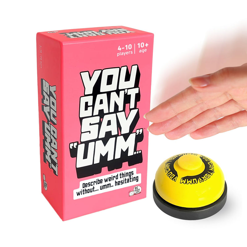 You Can’t Say Umm: Board Game for Adults and Kids, Fun Family Word Game for Game Night (4-10 Players) | Best Christmas Board Games