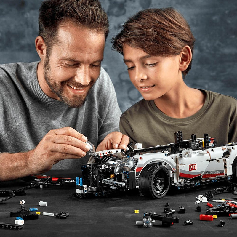 LEGO Technic Porsche 911 RSR Race Car Model Building Kit, Advanced Replica, Exclusive Collectible Set, Gift for Kids, Boys & Girls 42096