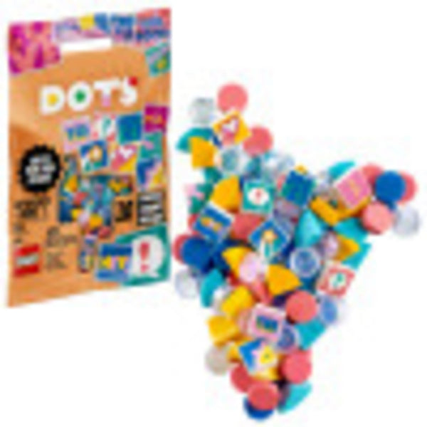 LEGO 41916 Dots Extra DOTS - Series 2 DIY Tiles Beads Set with 10 Surprise Charms, Arts and Crafts for Kids Multicolored