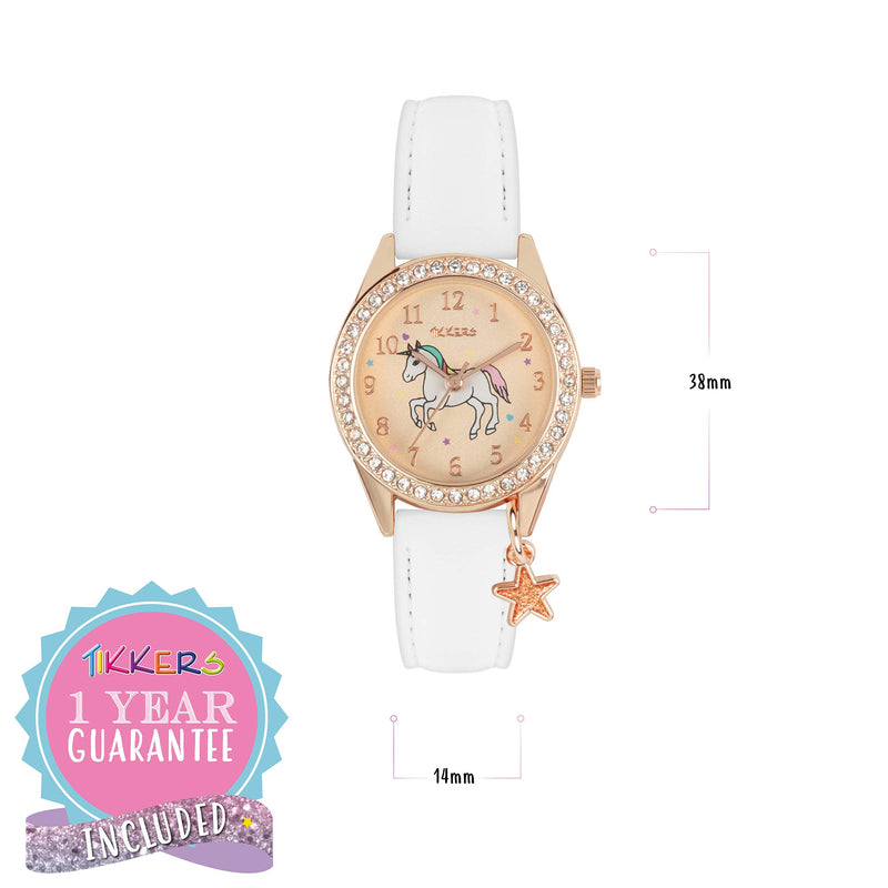 Tikkers Girl's Analogue Quartz Watch with PU Strap ATK1063 - Gift Guide