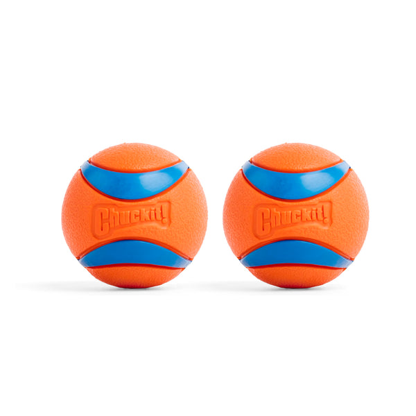 ChuckIt! Ultra Ball Dog Toy, Durable High Bounce Floating Rubber Dog Ball, Launcher Compatible Toy For Dogs, Medium (Pack of 2) - Gift Guide