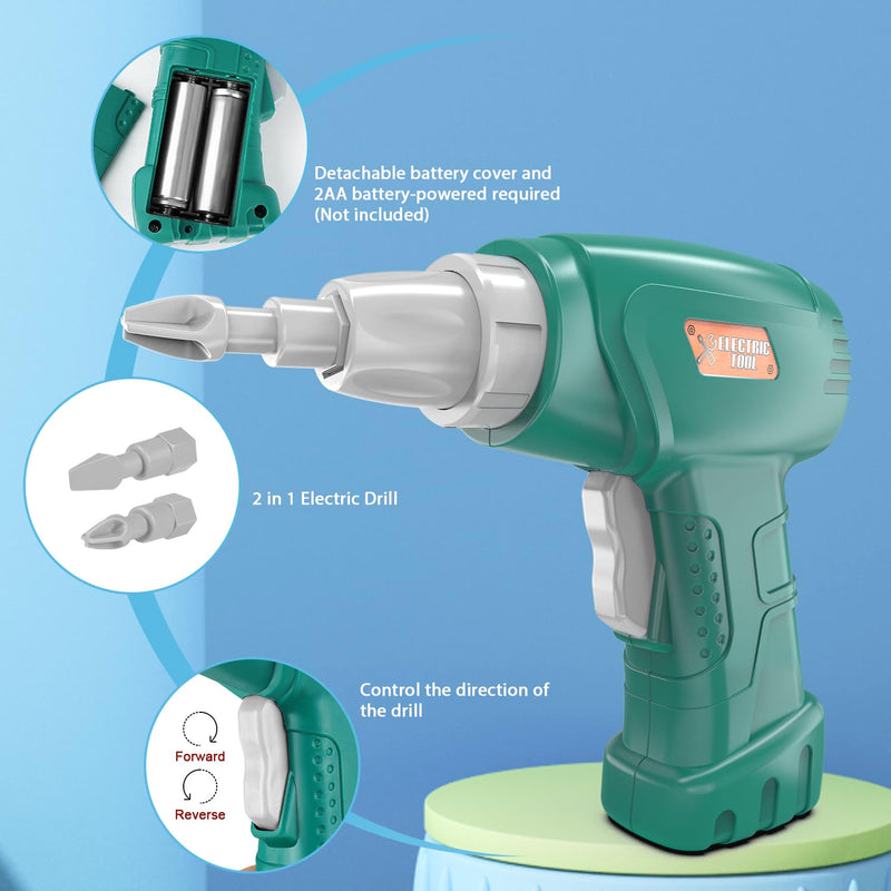 Dreamon Take Apart Dinosaur Toys for Kids with Storage Box Electric Drill DIY Construction Build Set Educational STEM Gifts for Boys Girls - Gift Guide