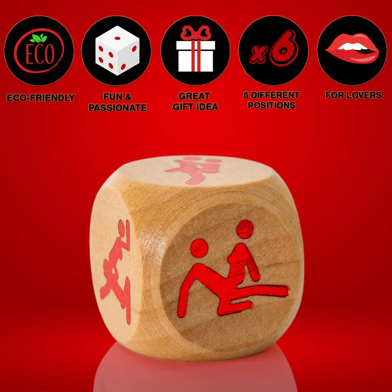 Need For Gift - Gift for Men Naughty Gifts for Women Her Boyfriend Girlfriend Novelty Fitness Activities Game Dice Christmas Stocking Filler for Him (1 Pack) - Gift Guide