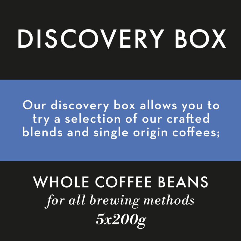 Caffè Nero Discovery Gift Box Selection Pack Roasted Coffee Beans 1KG (5 x 200g) - Gift Guide