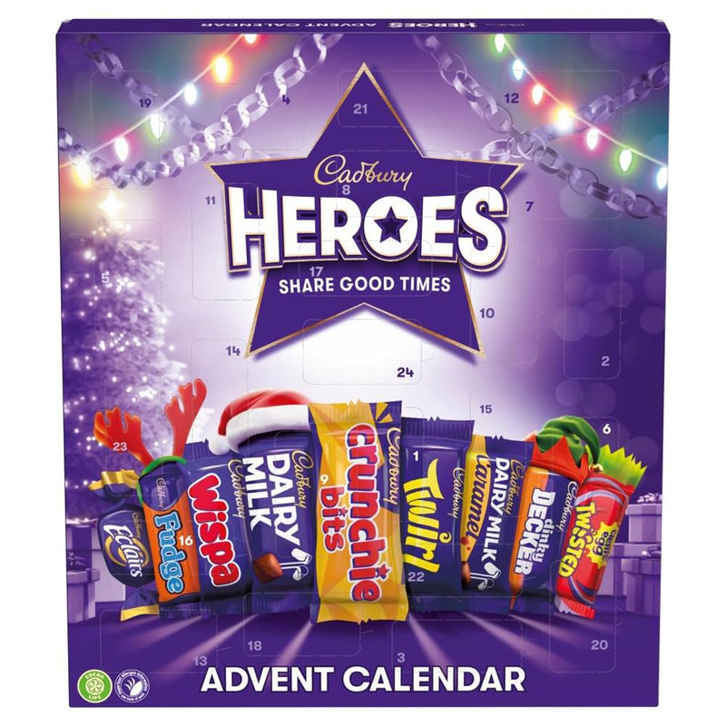 Cadbury Heroes Premium Advent Calendar 230g - Gift Guide