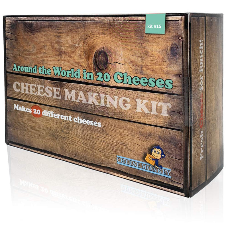 Cheese Making Kit - Around the World in 20 Cheeses - Gift Guide