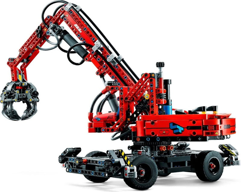 LEGO Technic Material Handler 42144 Crane Model Building Kit for Ages 10+; A Gift for Kids Who Love Pneumatic Models and Construction Site Toys (835 Pieces)