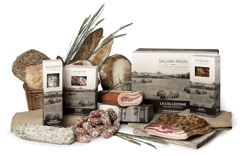 "A Taste to Discover" Italian Food Hamper by Salumipasini® | Food Gift Box with Mixed Italian Charcuterie Products | Perfect for Christmas or Any Other Occasion | 2,5 kg - Gift Guide