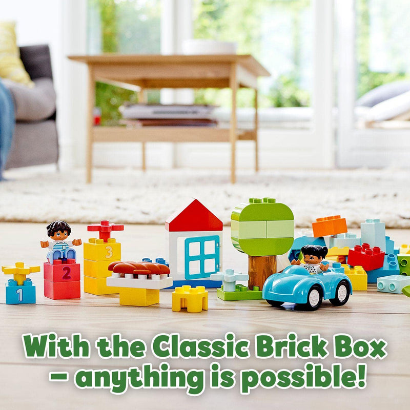 LEGO DUPLO Classic Brick Box Building Set with Storage, First Bricks, Fine Motor Skills Learning Toy for Toddlers 1 .5 Years Old 10913