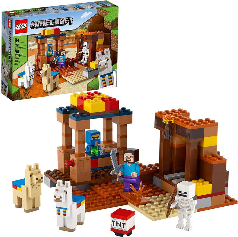 Minecraft LEGO 21167 The Trading Post 201 Piece Building Kit