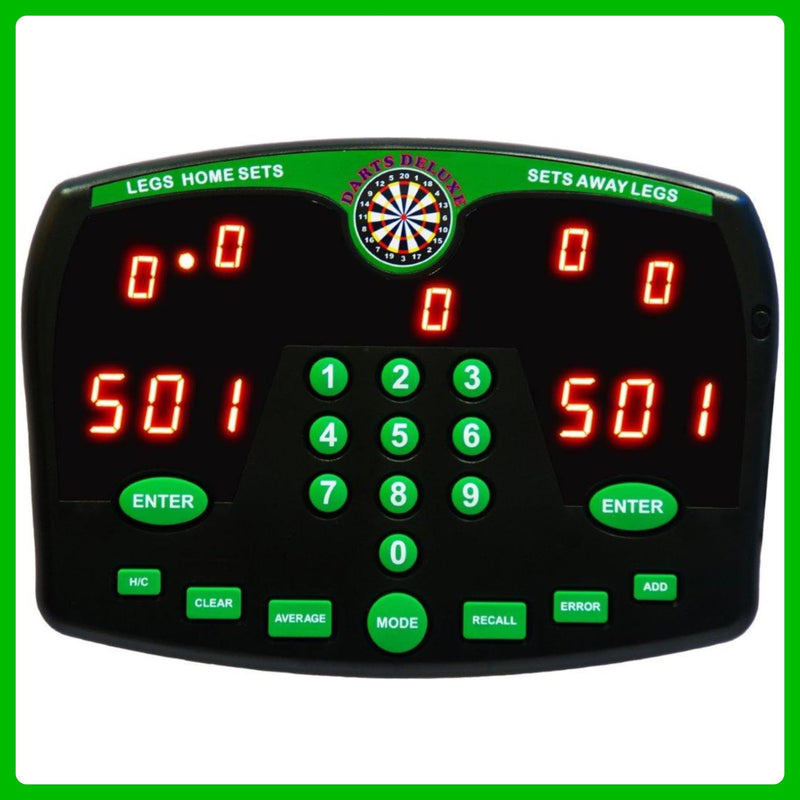 Thomas & Anca Club Supplies Ltd Darts Deluxe Electronic Dart Scorer Electronic Scoreboard For Dart Lovers Xmas Gift Dart Players Man Cave Gift Xmas Gift Present for him - Gift Guide