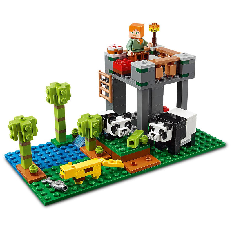 LEGO 21158 Minecraft The Panda Nursery Building Set with Alex & Animal Figures, Toys for Boys and Girls 7 plus Years Old