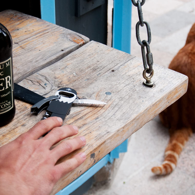Suck UK | Pirate Bottle Opener | Corkscrew Bottle Opener & Wine Foil Cutter | Quirky Home Accessories | Cool Bottle Opener Gifts for Him | Novelty Gifts for Men | Funny Beer Gift & Beer Gifts for Men
