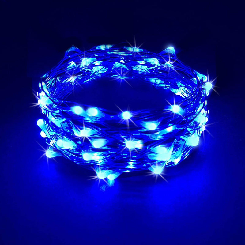 BOLWEO String Lights,10Ft/3M 30LEDs,Copper Wire Fairy Decor Battery Powered Lights for Christmas New Year's Eve Indoor Outdoor Decoration,Blue - Gift Guide