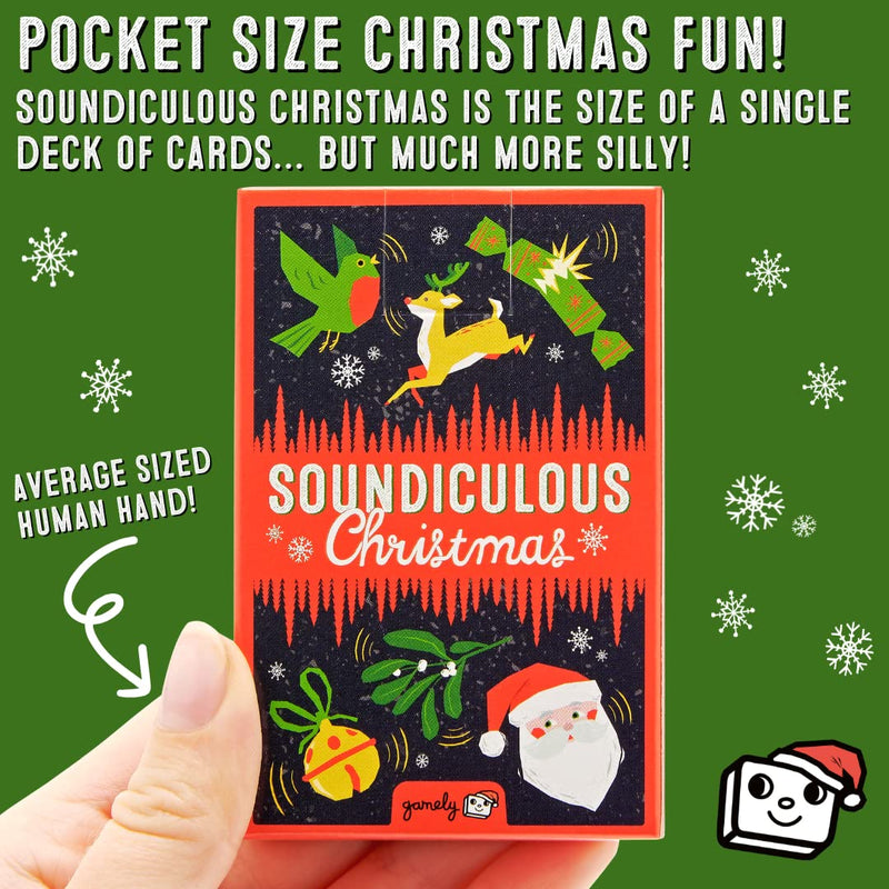 Soundiculous Christmas: The Hilarious Pocketsize Party Game Of Festive Sounds That Gets The Whole Family Ho Ho Ho'ing, Stocking Filler Or Secret Santa For Adults And Kids - Gift Guide