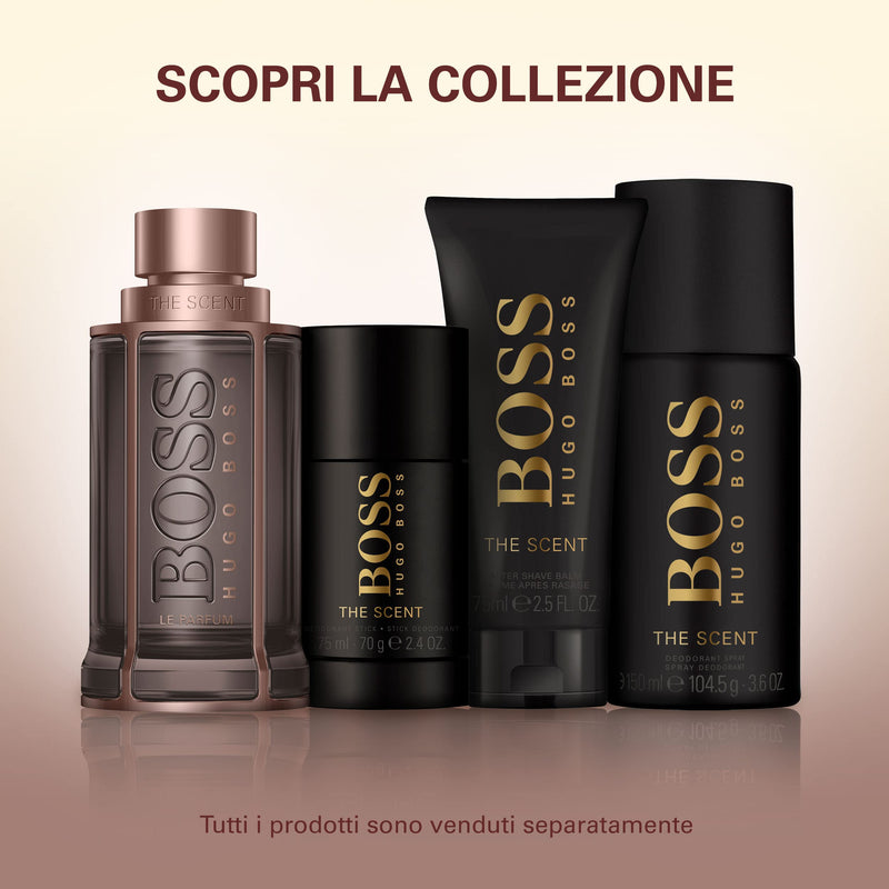 BOSS The Scent - Le Parfum for Him - Ambery Fragrance With Notes Of Ginger & Maninka Fruit, Iris and Leather Accord - High Longevity - 50ml (Packaging May Vary)