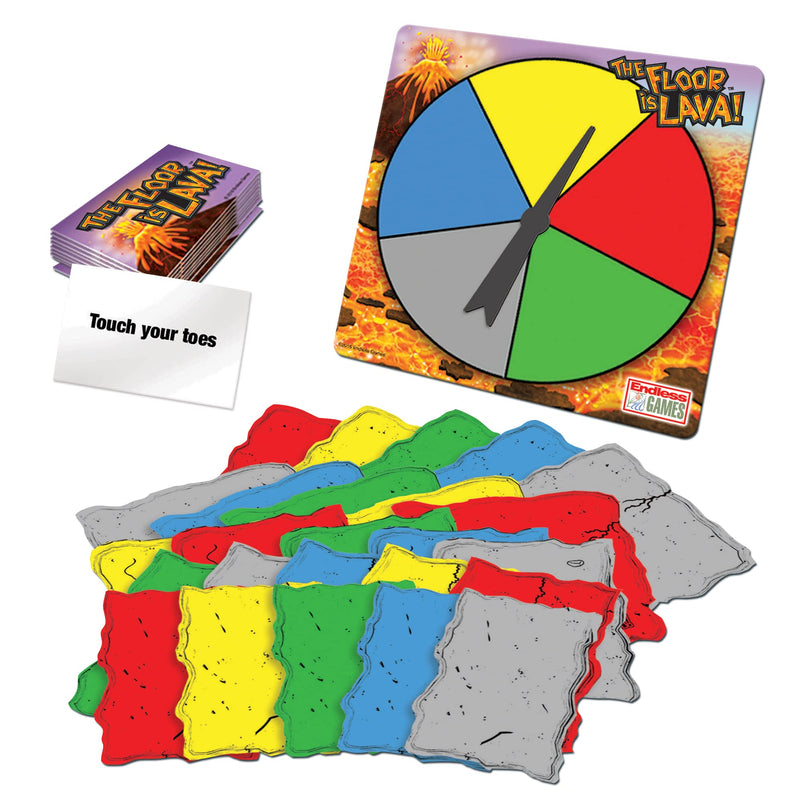 The Floor is Lava! | The Fun, Physical, Lava Leaping Game | Kids Party Games | For 2-6 Players | Ages 5+