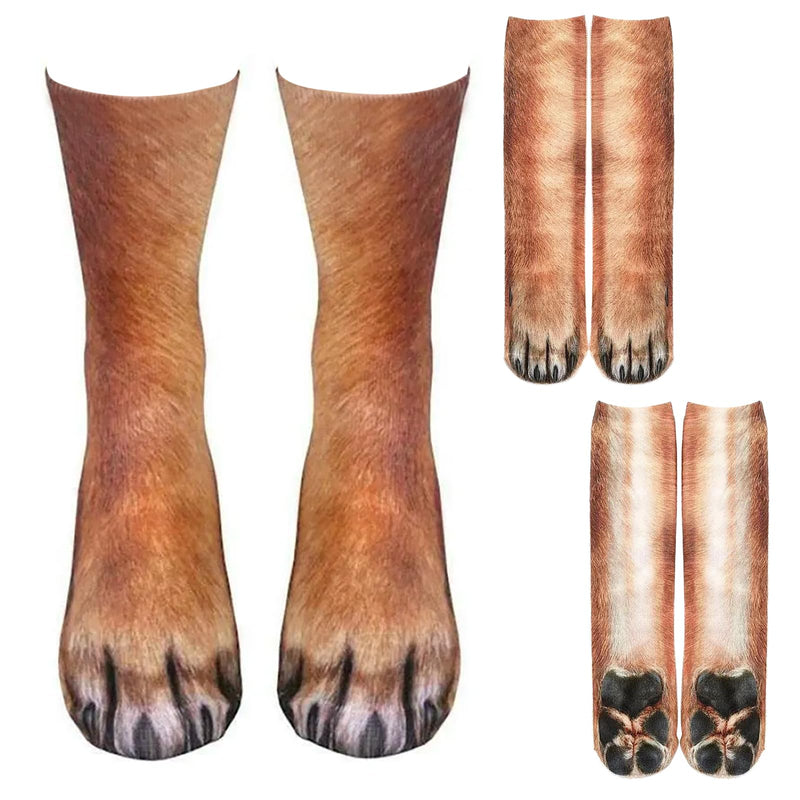 Funny Gifts for Women Men Funny Dog Paw Socks Dog Lovers Gifts Novelty Socks Chihuahua Gifts Cocker Spaniel Gifts for Women