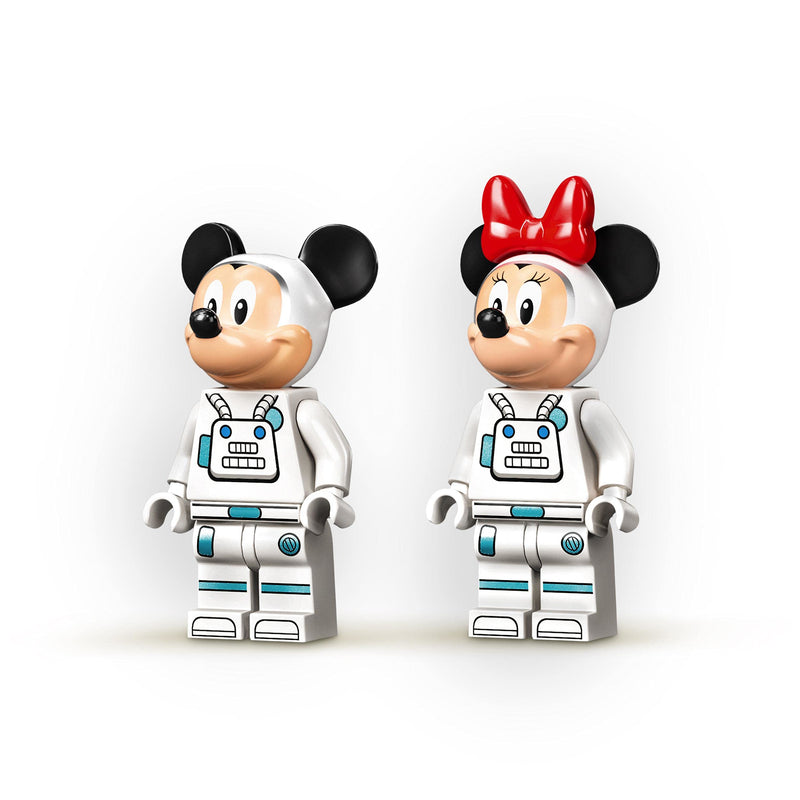 LEGO 10774 Disney Mickey Mouse and Friends Minnie Mouse’s Space Rocket Building Toy with Figures, Gifts for 4 Plus Year Old Girls & Boys