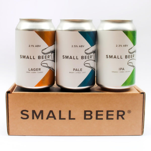 Craft Beer Gift Set | Birthday Beer Gift | Small Beer 3x330ml Mixed Cans | IPA, Pale Ale, Lager