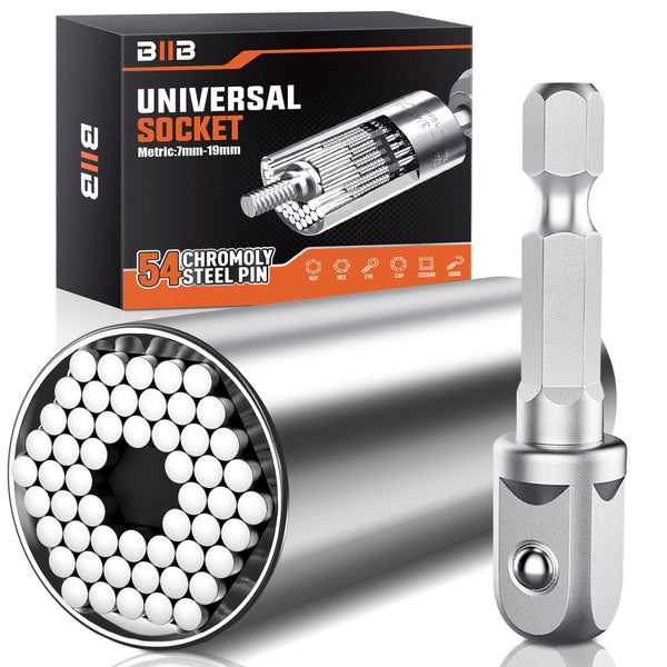 BIIB Gifts for Men, Gadgets for Men, Universal Socket Wrench, Mens Gifts for Dad Gifts for Men Who Have Everything, Birthday Gifts for Him, Christmas Stocking Fillers, Hand Tools, Father s Day Gifts - Gift Guide