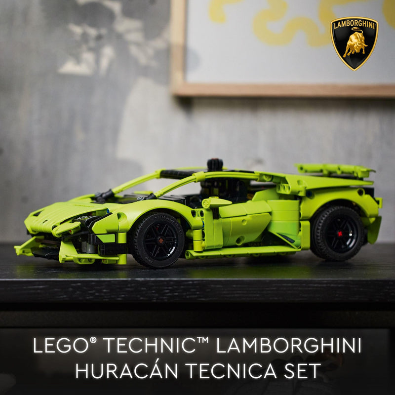 LEGO Technic Lamborghini Huracán Tecnica 42161 Advanced Sports Car Building Kit, Lamborghini Toy, for Kids Ages 9 and Up who Love Engineering and Collecting Exotic Sports Car Toys, 6425785