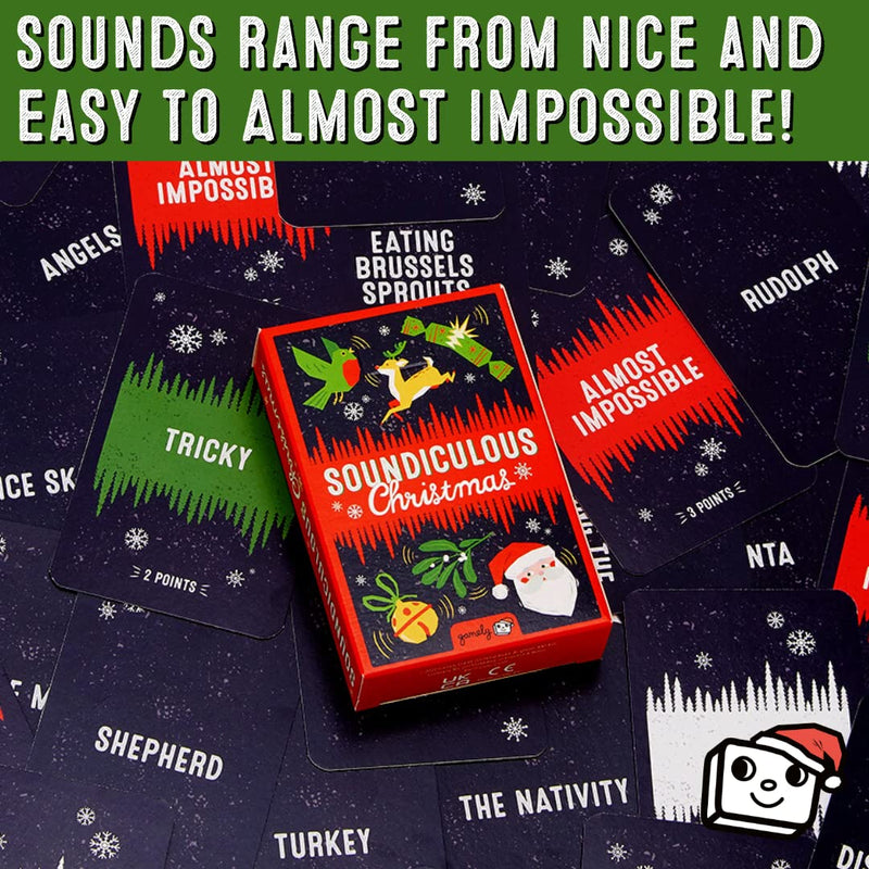 Soundiculous Christmas: The Hilarious Pocketsize Party Game Of Festive Sounds That Gets The Whole Family Ho Ho Ho'ing, Stocking Filler Or Secret Santa For Adults And Kids - Gift Guide