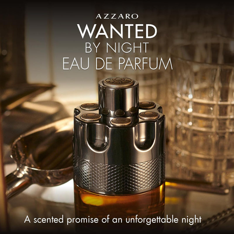 Azzaro Wanted by Night, Eau de Parfum Aftershave, Spicy Woody Fragrance, Perfume For Men, 100ml