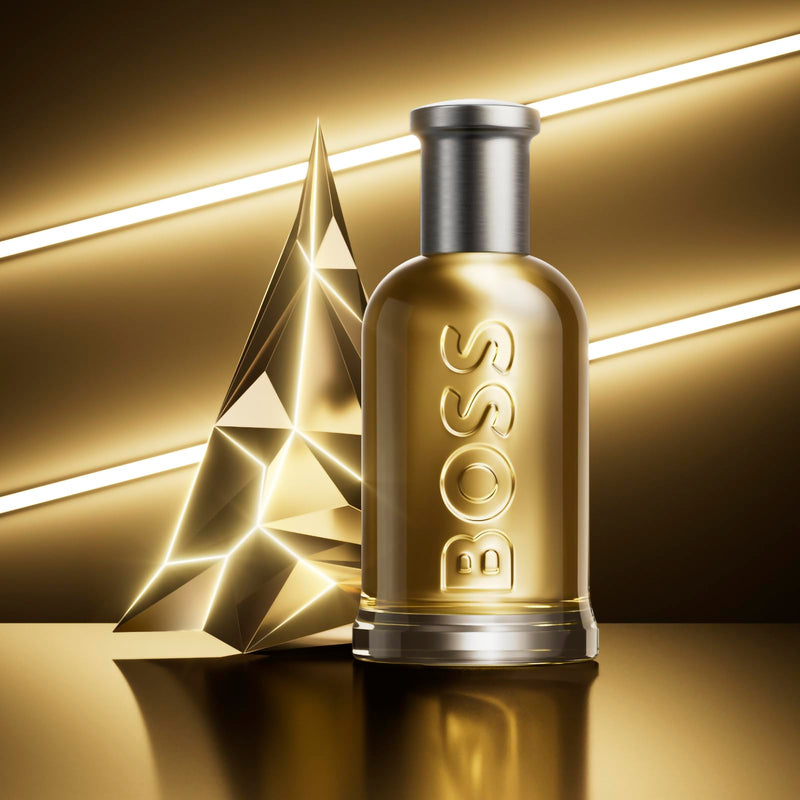 BOSS Men's 2 Piece BOSS Bottled Festive Giftset including an Eau de Toilette 50ml and Men’s Spray Deodorant 150ml