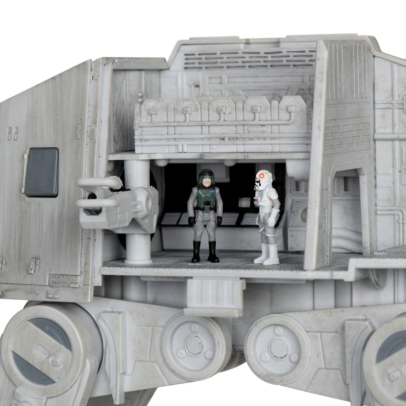 Star Wars Micro Galaxy Squadron AT-AT Walker - 10-Inch Assault Class Vehicle with Five 1-Inch Micro Figure Accessories