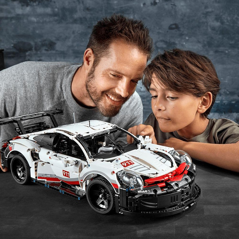 LEGO Technic Porsche 911 RSR Race Car Model Building Kit, Advanced Replica, Exclusive Collectible Set, Gift for Kids, Boys & Girls 42096