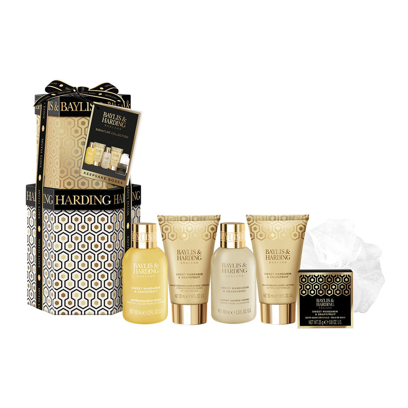 Baylis & Harding Sweet Mandarin & Grapefruit Luxury Pamper Present Gift Set - Vegan Friendly (Pack of 1)