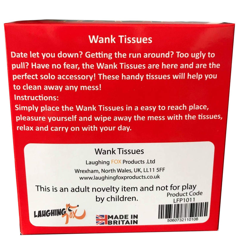 Wank Tissues - Funny Birthday Gifts for Men Him Novelty Joke Prank Gag Valentines Gifts for Boyfriend Dad