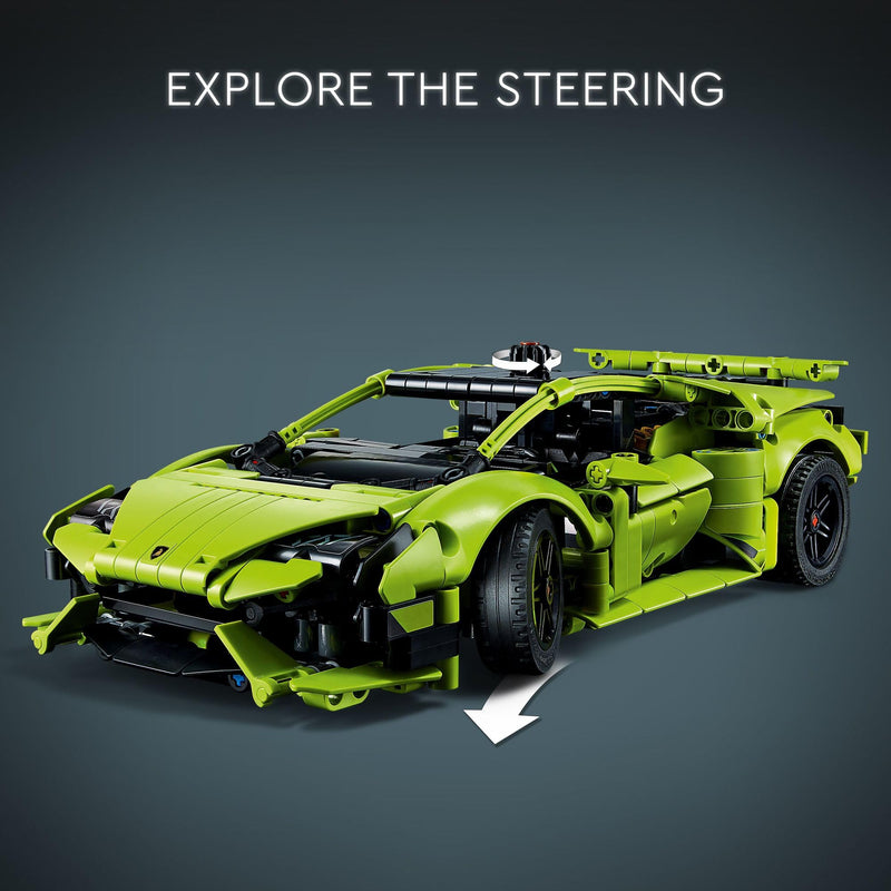 LEGO Technic Lamborghini Huracán Tecnica 42161 Advanced Sports Car Building Kit, Lamborghini Toy, for Kids Ages 9 and Up who Love Engineering and Collecting Exotic Sports Car Toys, 6425785