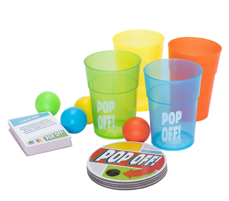 Goliath Games Pop Off! The Game | Pop it & Launch it to Score Points | Adults & Kids Party Games For 2-4 Players | Ages 8+