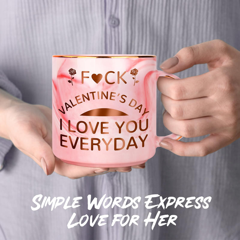 Valentines Gifts for Her Girlfriend, 330ml Funny Mug Gifts for Girlfriend, Birthday Gifts for Women, Valentines Day Gifts for Her, Anniversary Romantic Gifts for Her Fiancee Wife