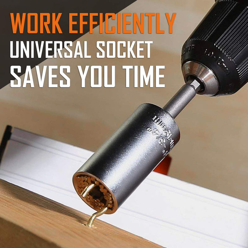 BIIB Gifts for Men, Gadgets for Men, Universal Socket Wrench, Mens Gifts for Dad Gifts for Men Who Have Everything, Birthday Gifts for Him, Christmas Stocking Fillers, Hand Tools, Father s Day Gifts - Gift Guide