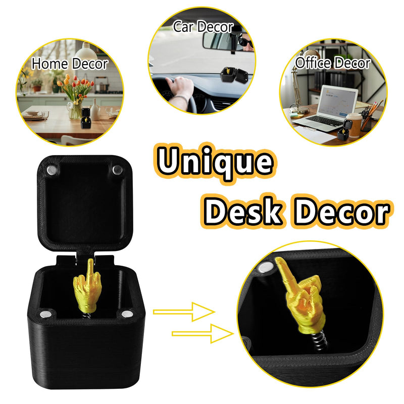 Middle Finger in a Box, Middle Finger Surprise Gift Box, Gag Prank Gifts, Secret Santa Gifts, Novelty Christmas Funny Gifts for Men Women - Gift Guide