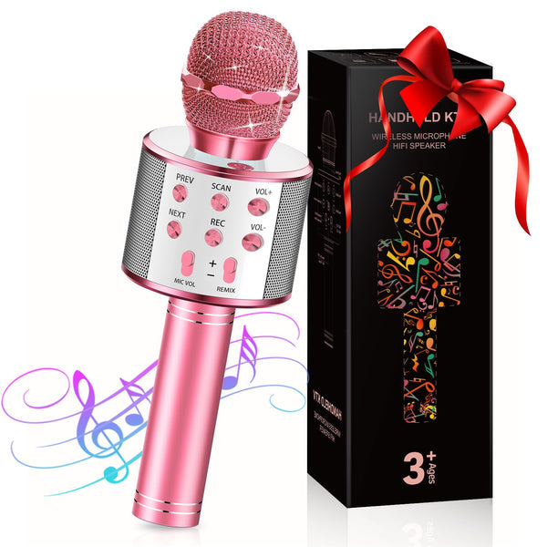 GeschenPark Girls Toys Age 3-12, Karaoke Microphones for Kids Toys Gifts for 3-10 Year Old Girls Boys Toys Age 3-10 Girls Birthday Presents Frozen Toys Gifts for Girls - Gift Guide