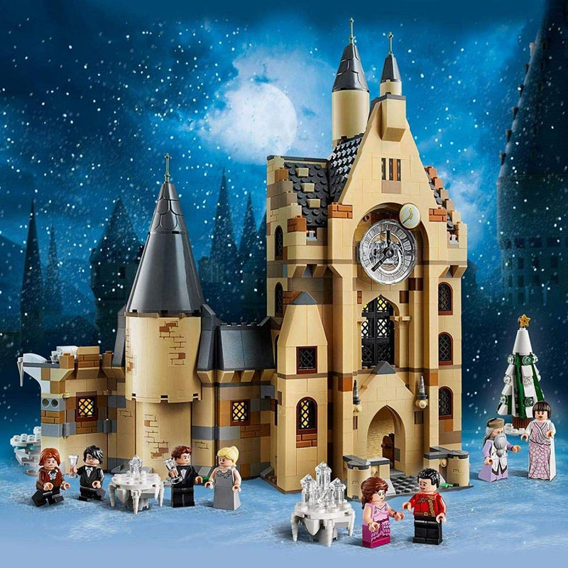 LEGO Harry Potter Hogwarts Clock Tower 75948 Build and Play Tower Set with Harry Potter Minifigures, Popular Harry Potter Gift and Playset with Ron Weasley, Hermione Granger and more (922 Pieces)