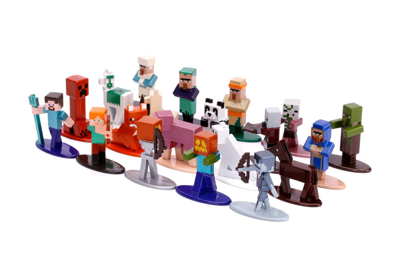 Jada 253265001 Mine Craft 20 DIE-CAST Figure Pack Wave 7, Multi