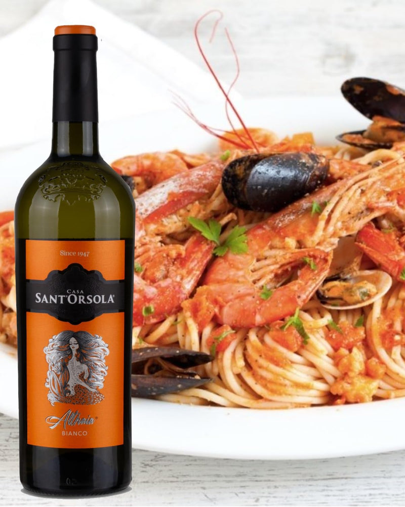 Sant'Orsola Althaia Gift Pack 1 Italian Red Wine + 1 Italian White Wine in recyclable tin box + 1 Colour Chalk - 2X750ml