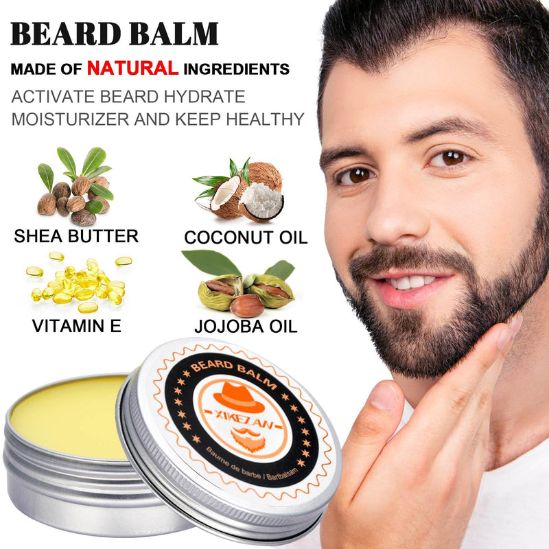 Upgraded Beard Grooming Kit w/Beard Conditioner,Beard Oil,Beard Balm,Beard Brush,Beard Wash,Beard Comb,Beard Scissor,Bag,E-Book,Beard Care Daddy Gifts for Men Him Dad Husband Boyfriend - Gift Guide