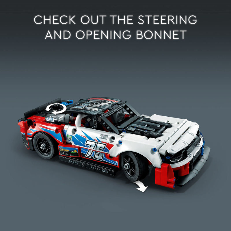 LEGO Technic NASCAR Next Gen Chevrolet Camaro ZL1 Building Set 42153 - Authentically Designed Model Car and Toy Racing Vehicle Kit, Collectible Race Car Display for Boys, Girls, and Teens Ages 9+