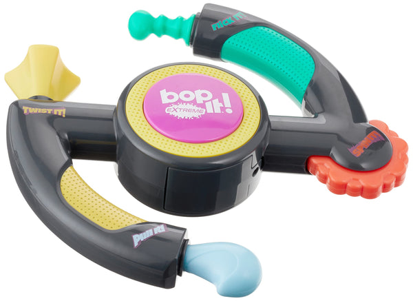 Hasbro Gaming Bop It! Extreme Electronic Game for 1 or More Players, Fun Party Game for Kids Ages 8+, 4 Modes Including One-On-One Mode, Interactive Game,Multicolor,Medium